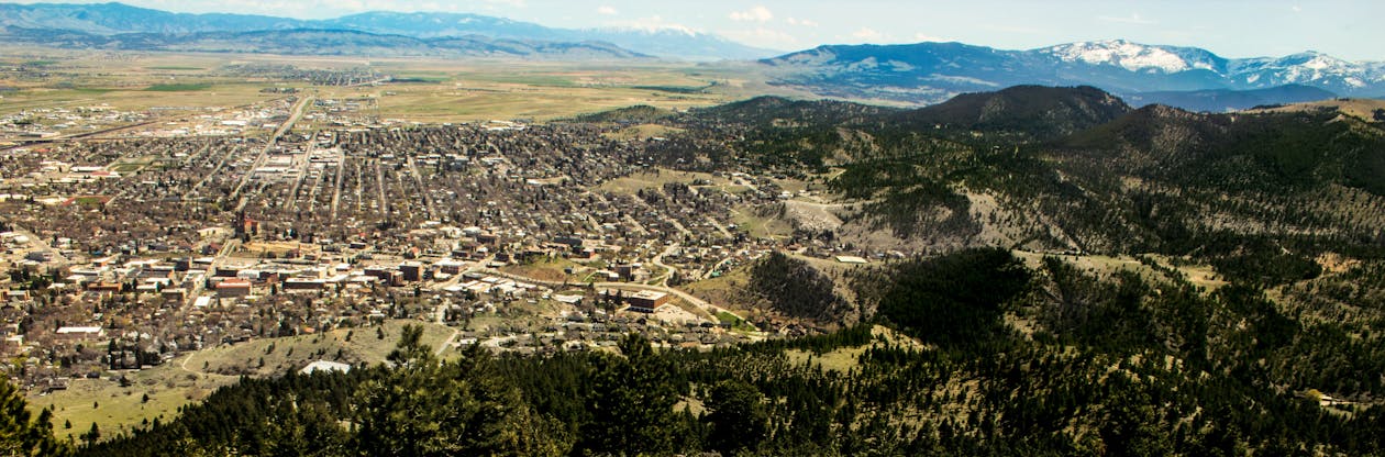 Free stock photo of helena montana, mountains, overlooking city Stock Photo