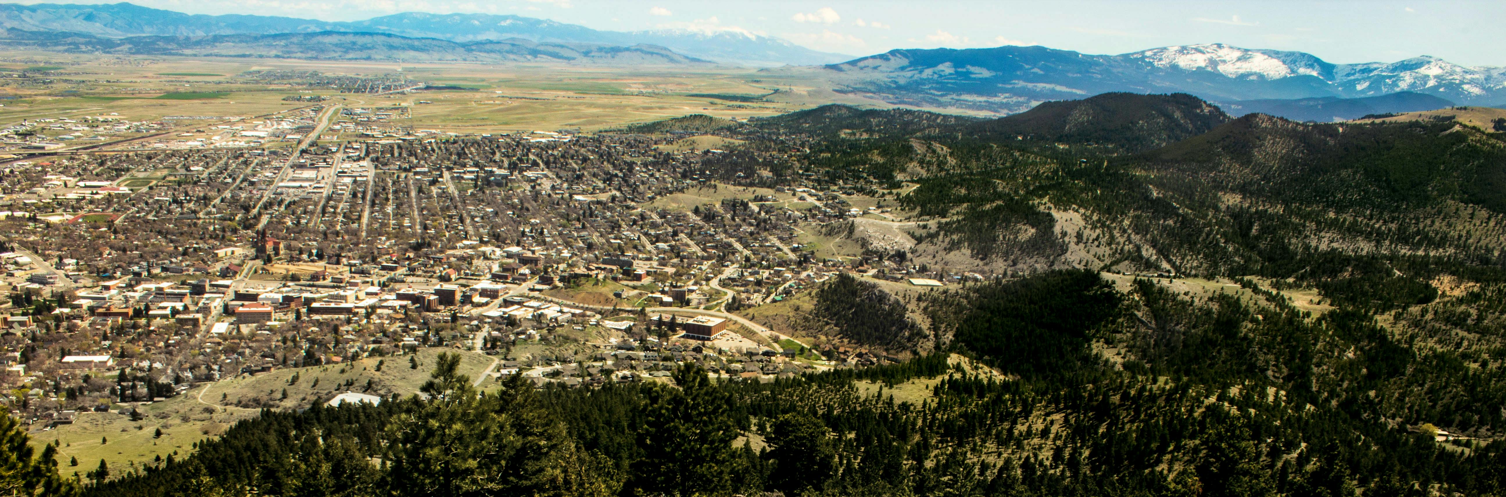 Free stock photo of helena montana, mountains, overlooking city