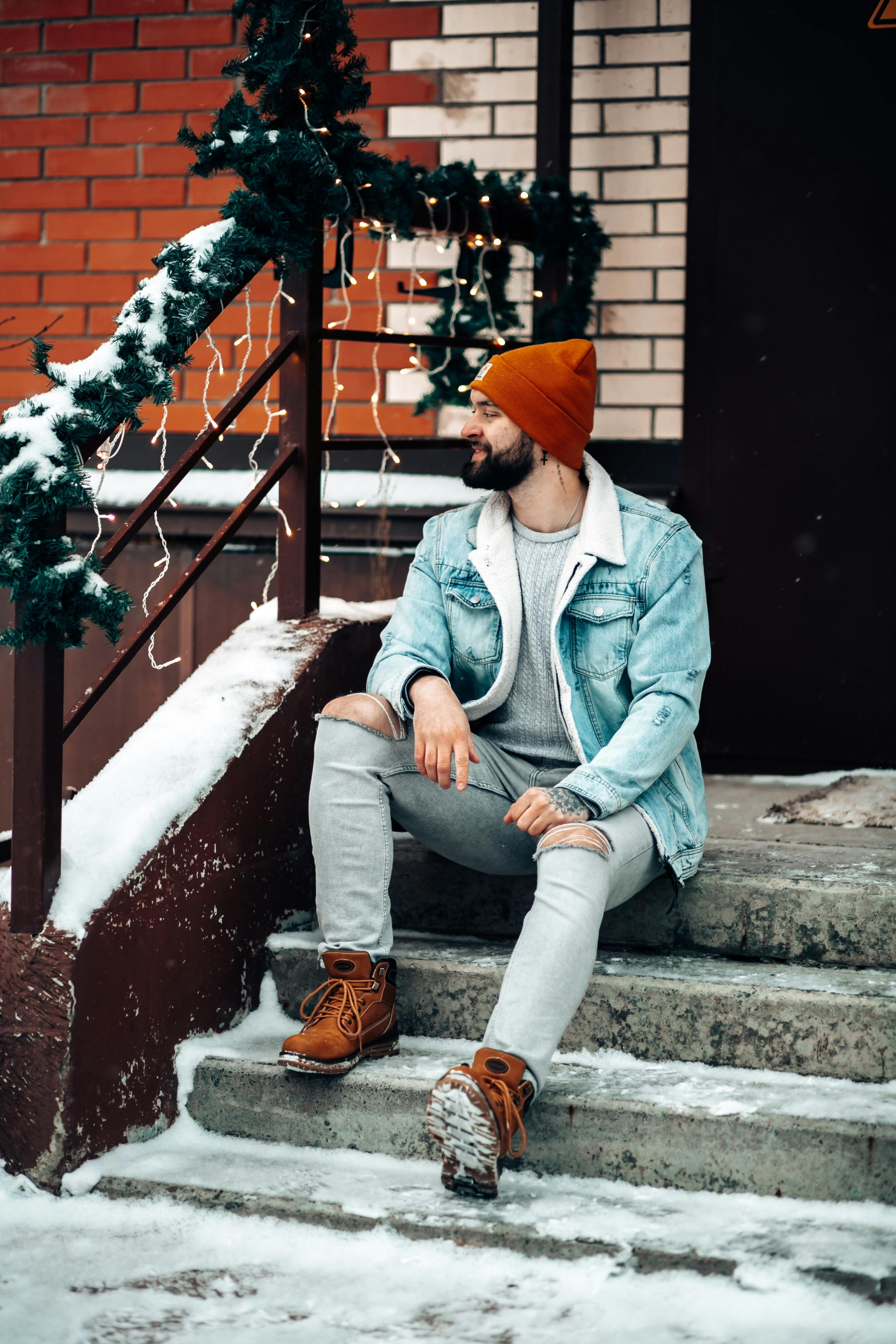 Jean jacket hot sale with timberlands