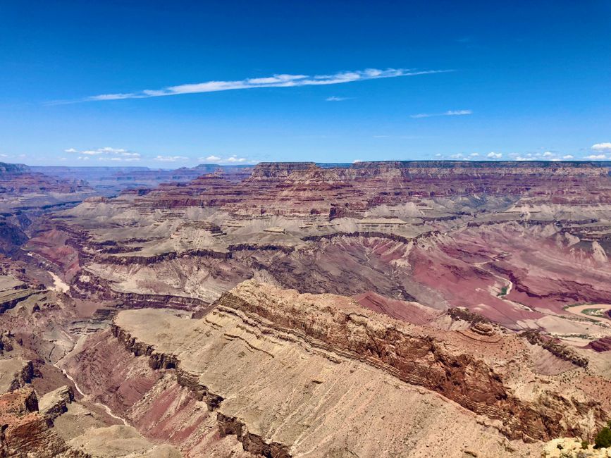 Ultimate Grand Canyon Tour by Helicopter Review: Soaring Over America's Most Iconic Natural Wonder Review 2026 - A stunning aerial view of the Grand Canyon showcasing its majestic rock formations under a clear blue sky.