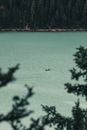 Red Boat on Blue Sea