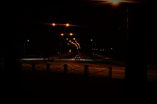 Gratis stockfoto met auto, nacht, straat