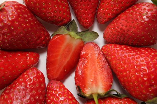 Gratis lagerfoto af delikat, jordbær, mad