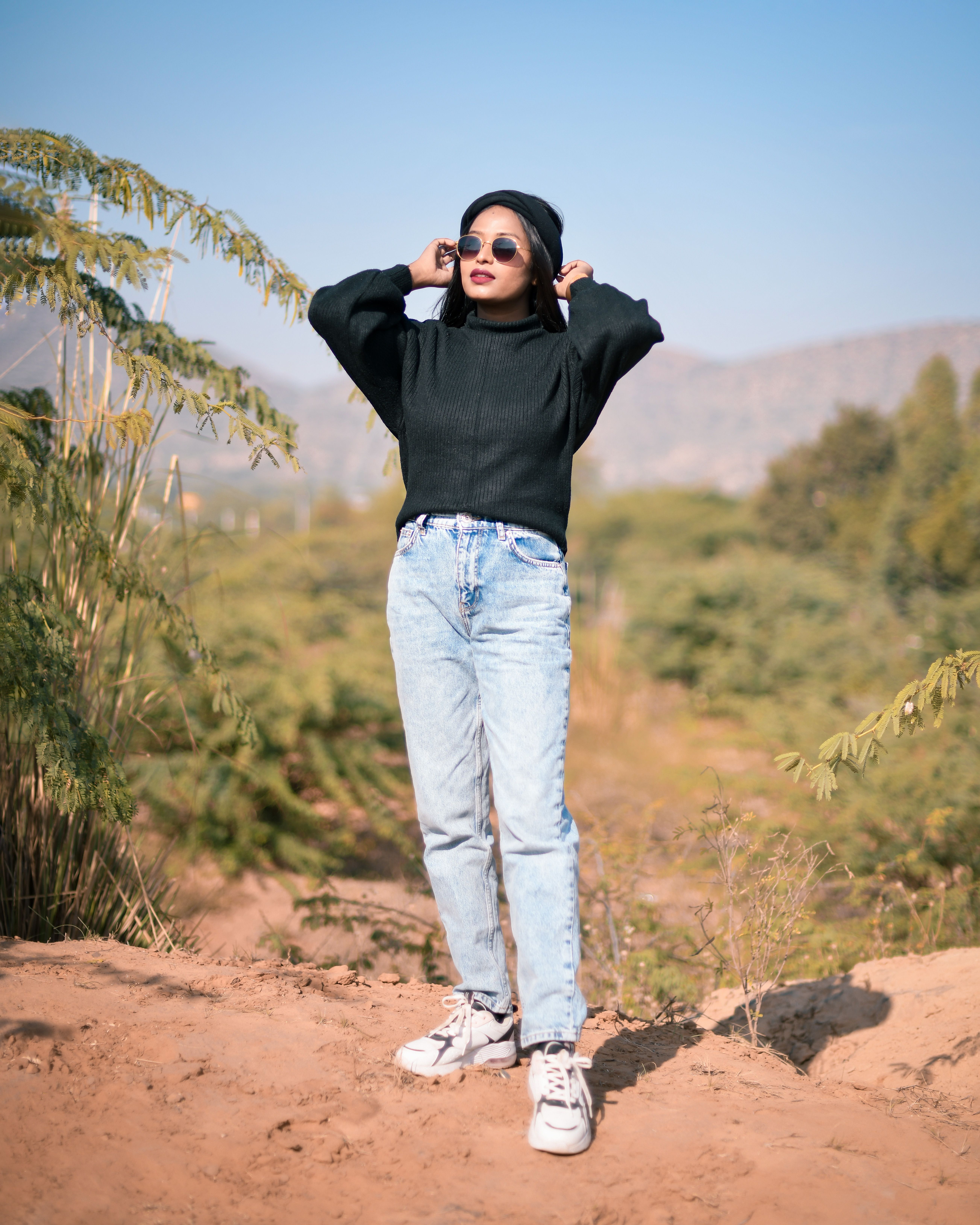 Blusa de Frio Gola Alta Preta
