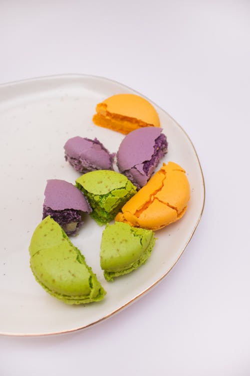 Colorful Pastries on the Plate