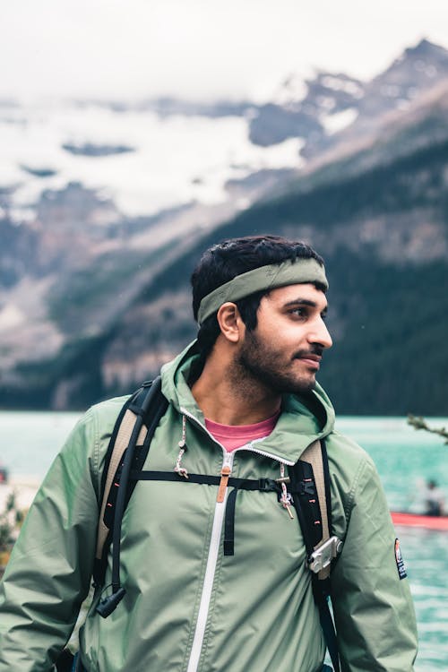 Close-up Photo of a Male Backpacker 