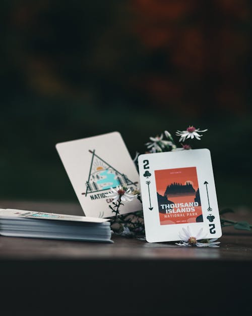 Close Up Shot of Playing Cards