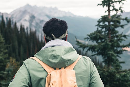Foto stok gratis backpacker, hiker, hiking
