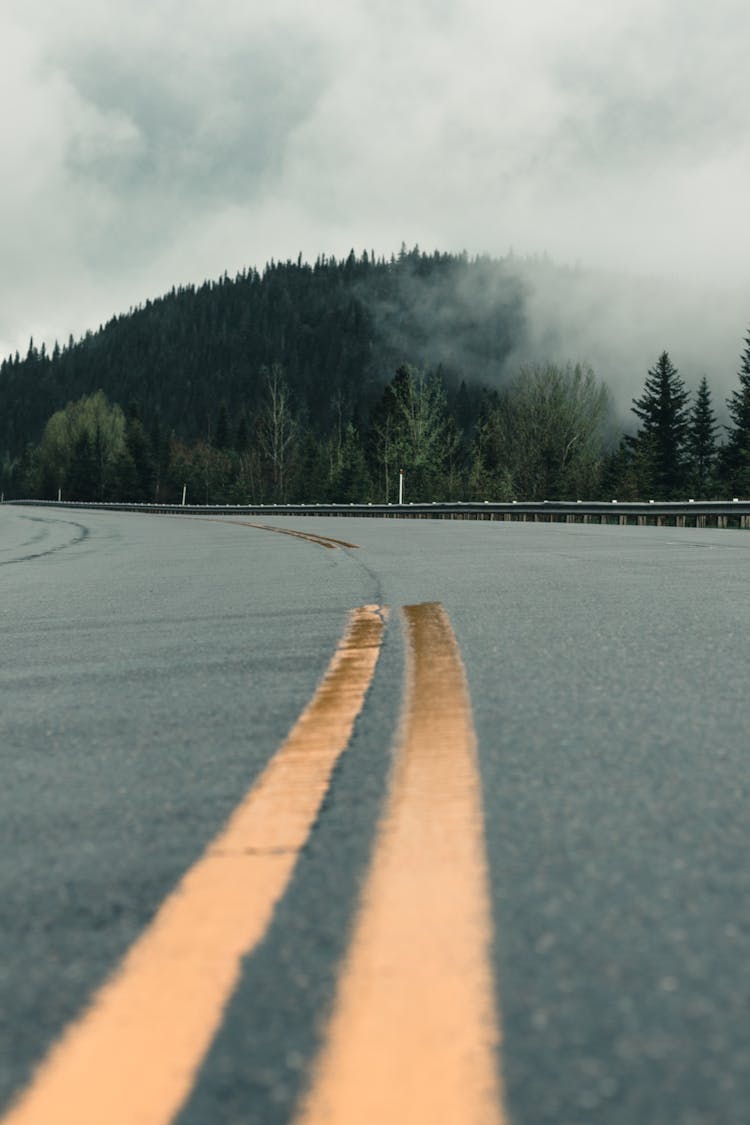 An Empty Concrete Road