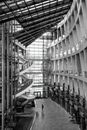 Multilevel Atrium of Building