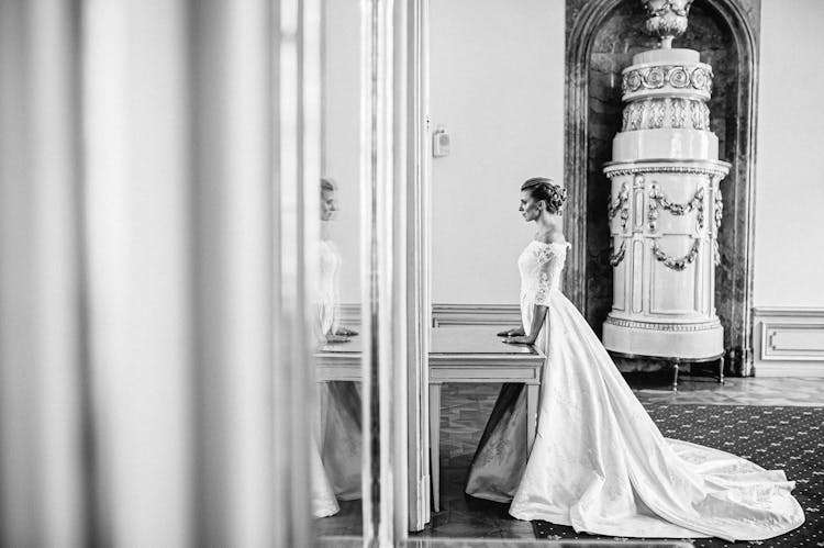 Bride In Wedding Dress