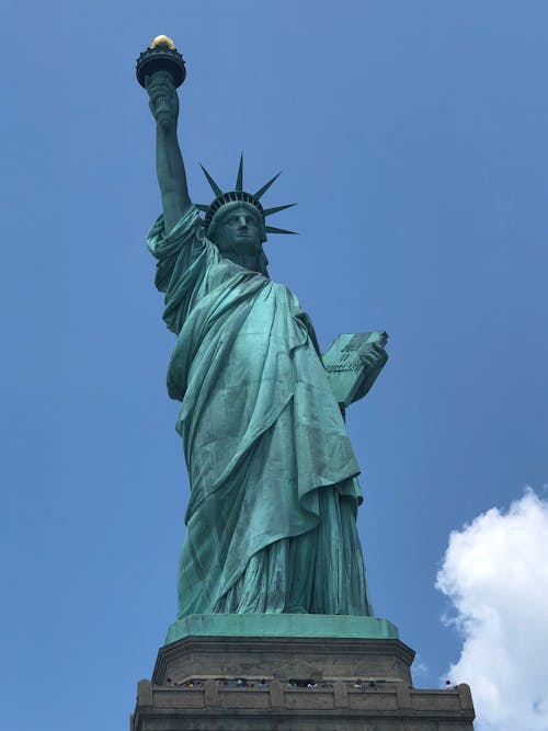 Foto d'estoc gratuïta de atracció turística, Estàtua de la Llibertat, fita