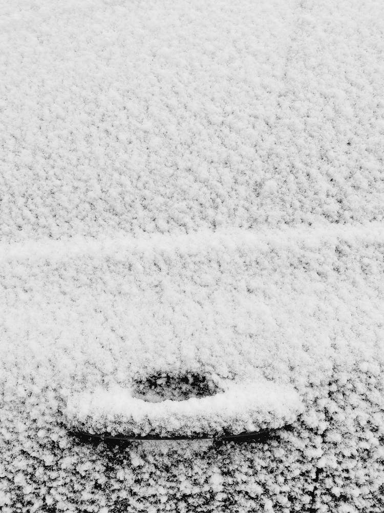 Snow On Wooden Surface