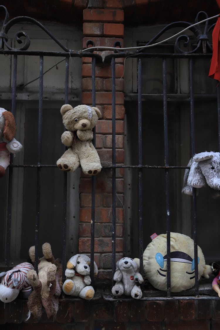 Cuddly Toys Behind Bars