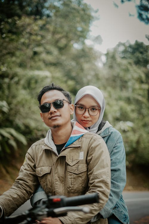 Couple with Trees in Background