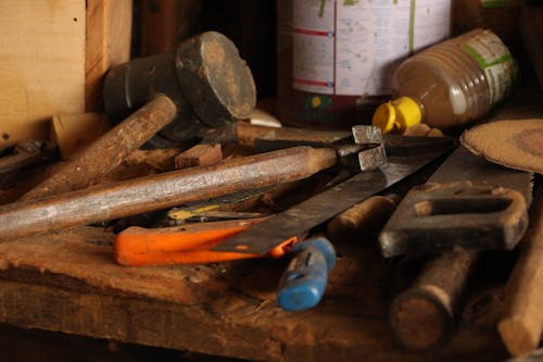 Free stock photo of carved wood, tools, wood