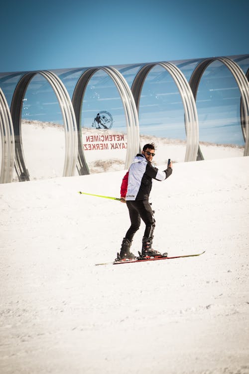 Gratis Foto stok gratis bermain ski, di luar rumah, dingin Foto Stok