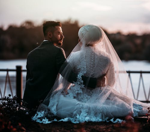 Bridegroom Embracing his Bride