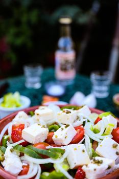 No Dressing Greek Salad