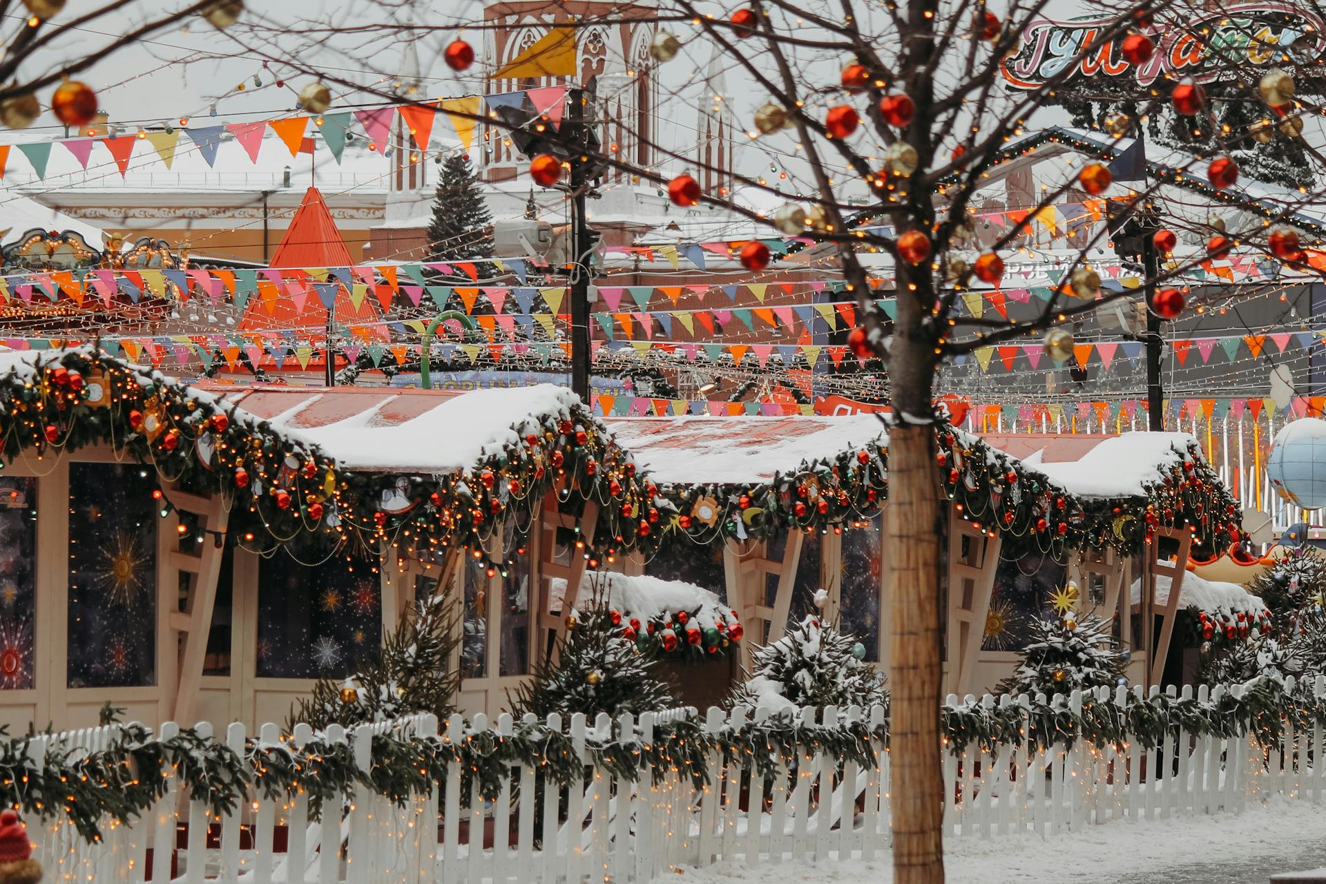 A Snow Covered Roof of a House