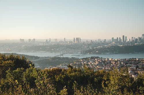 City Skyline Under Blue Sky