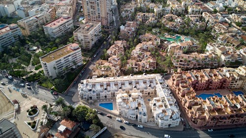 Aerial Photography of City Buildings