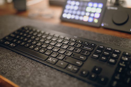 Free Black Keyboard in Close-up Photography Stock Photo