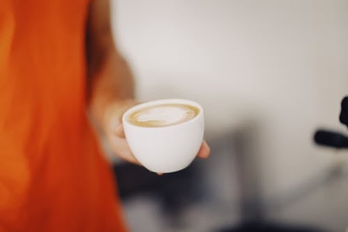 Free Person Holding White Ceramic Cup Stock Photo