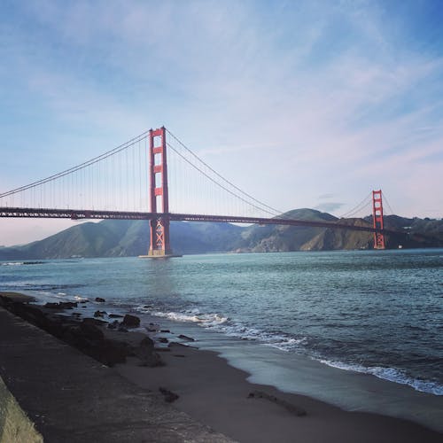 Golden Gate Bridge Under Clear Sky