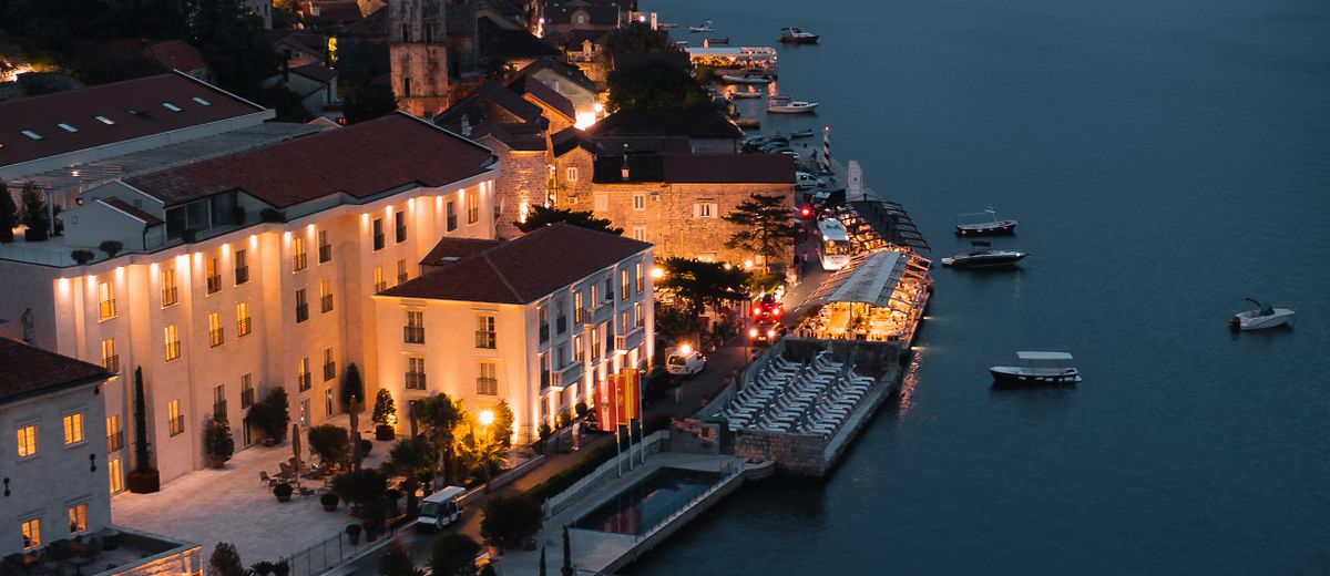 La bahía de Kotor, en Montenegro