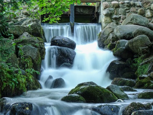 Photos gratuites de blocs, cailloux, cascade