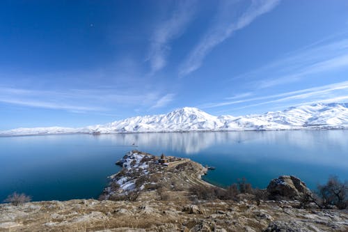 Бесплатное стоковое фото с вода, голубое небо, зима