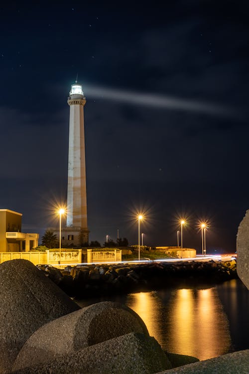 Lighthouse at Night 