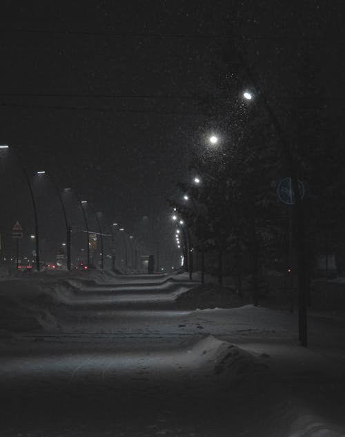 Základová fotografie zdarma na téma noc, noční obloha, noční ulice