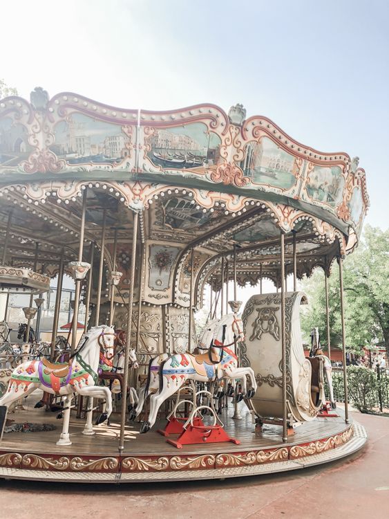 A Photo of An Empty Carousel · Free Stock Photo