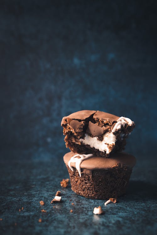 Chocolate Cupcake with Cream Filling
