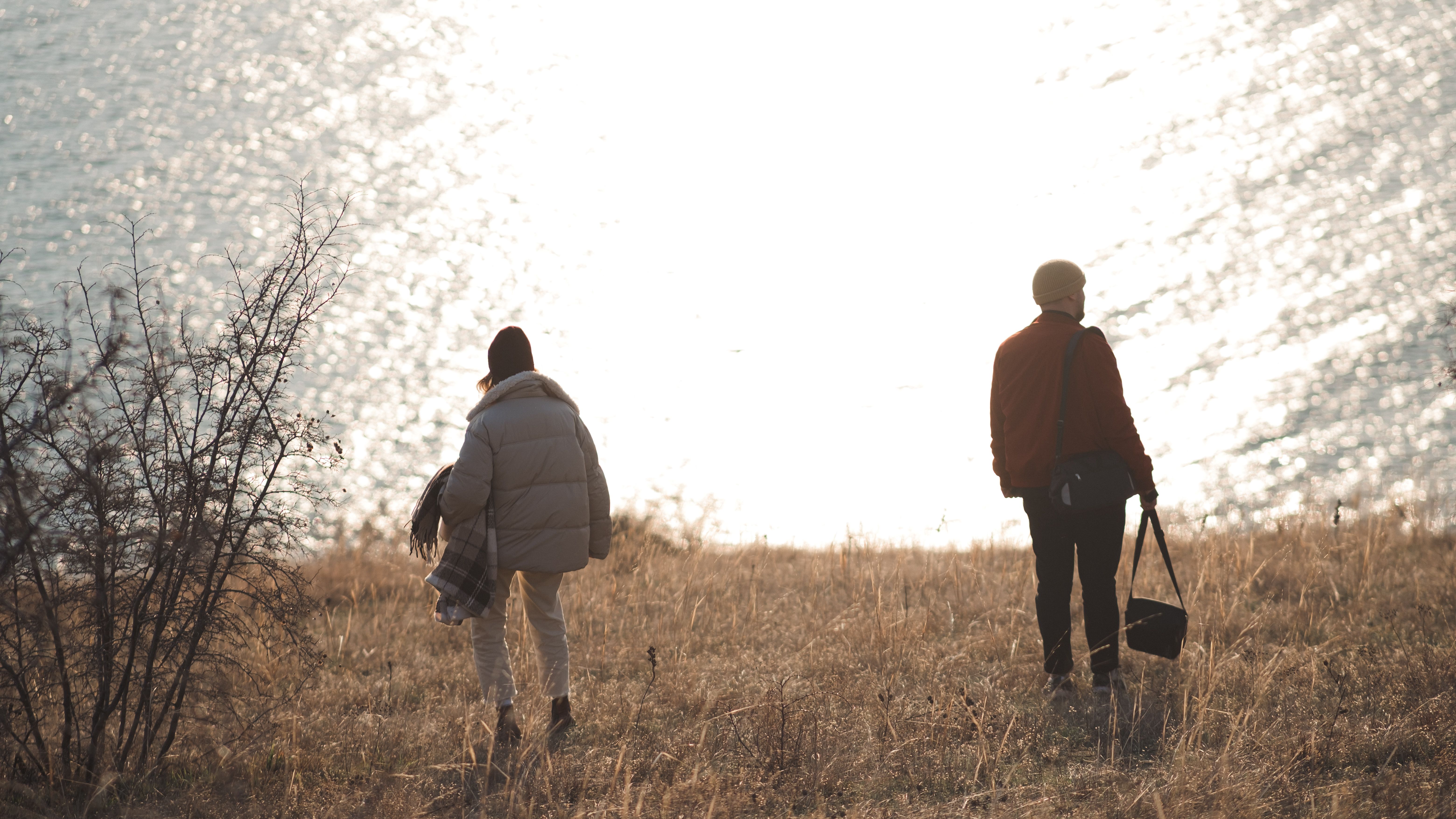 2 People Walking Away From Each Other