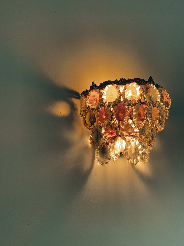 Close-up Of A Wall Lamp 