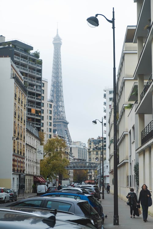 City Buildings in Paris, France