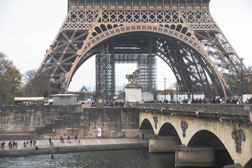 Bridge near Eiffel Tower