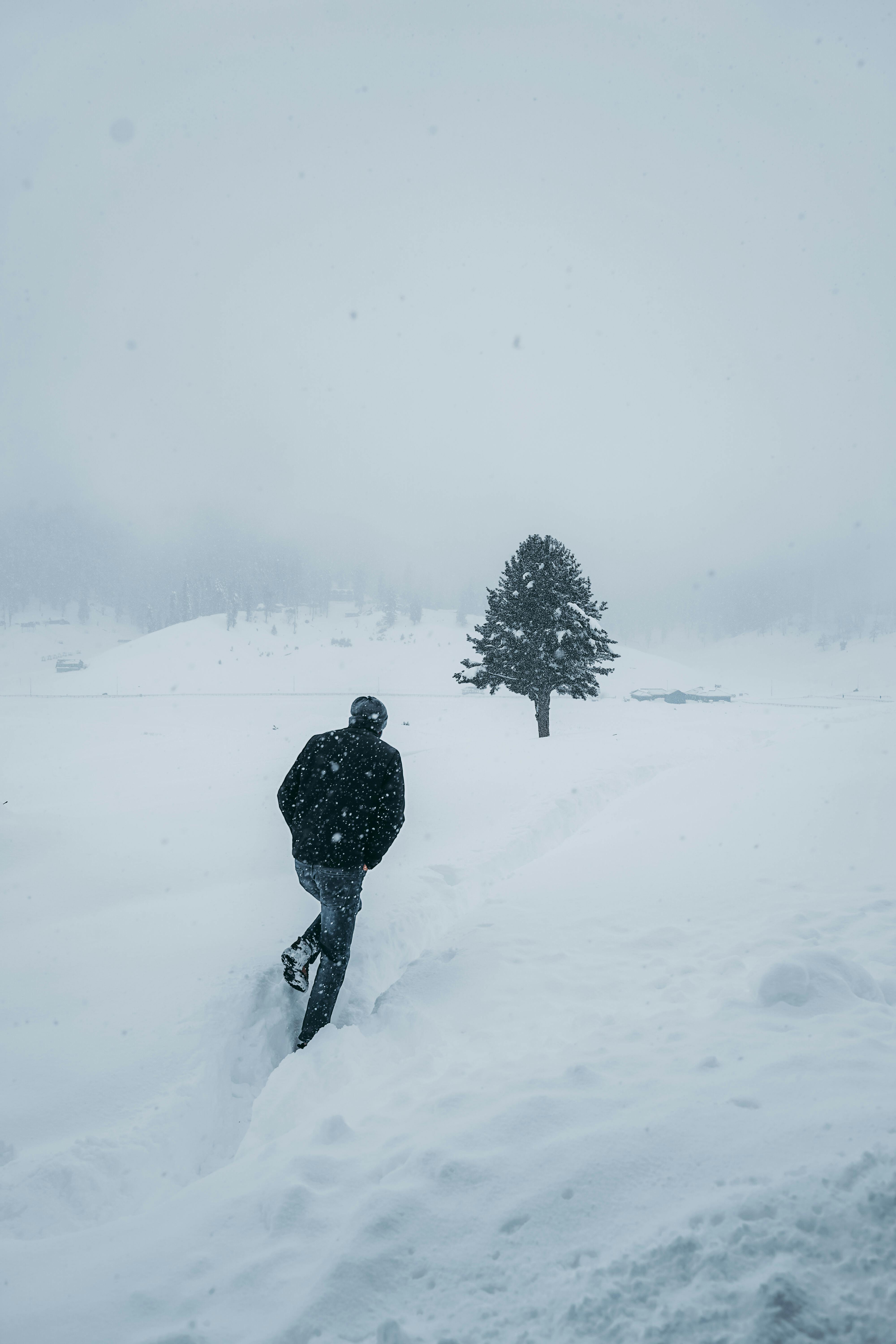 Snowstorm Men Black winter long coat– Al Janat