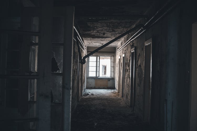 Corridor In Old Abandoned House