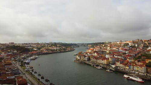 Aerial View of Porto, Portugal