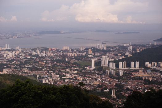 Penang Hill funicular evening — Penang
