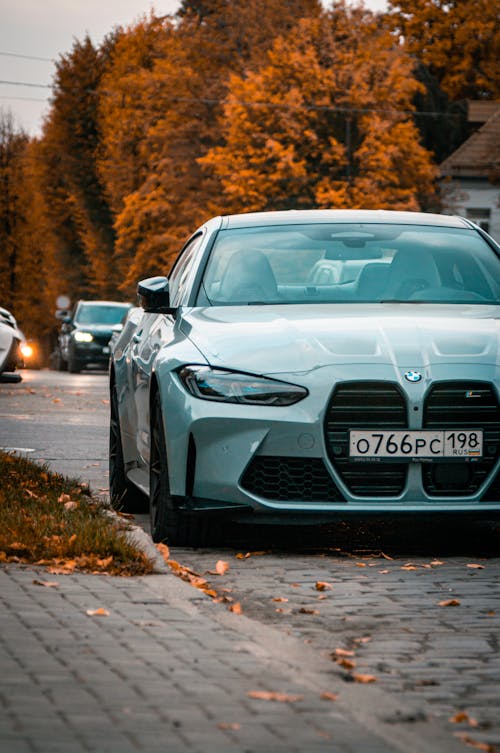 Photograph of a Bmw Car on the Road