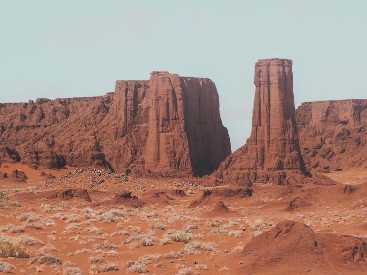 Sandstone Formations In The Desert, Brezina, El Bayadh, Algeria