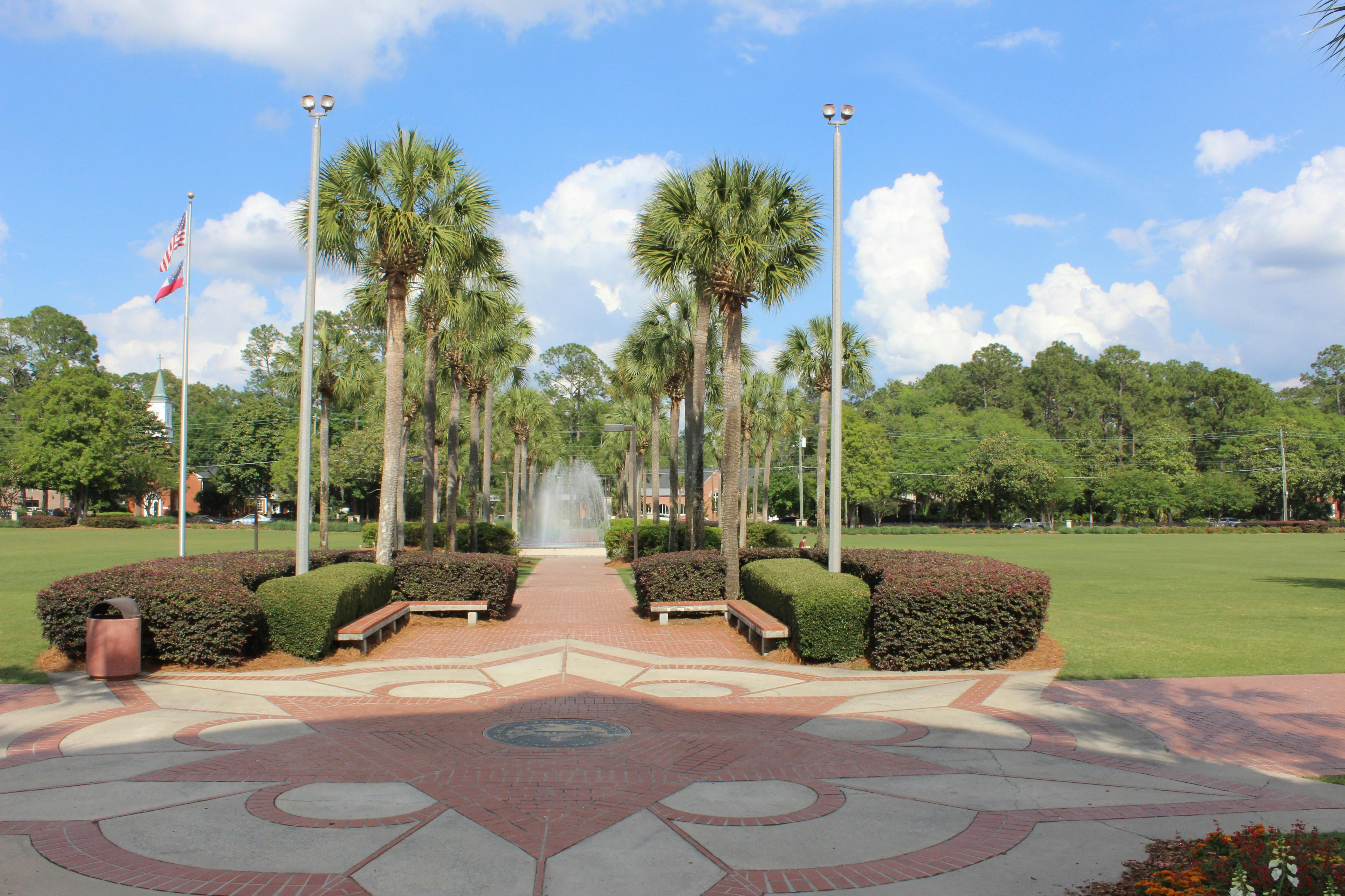 Free stock photo of University Campus Entrance