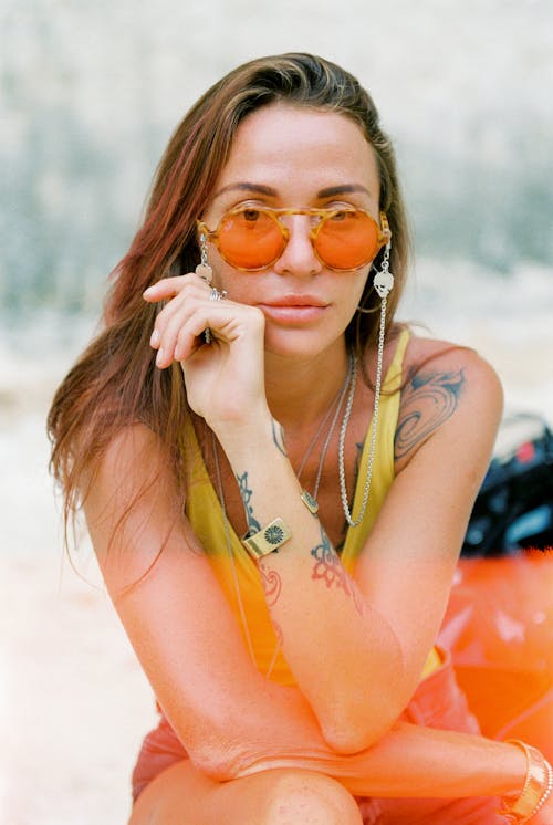 Portrait of Woman in Sunglasses