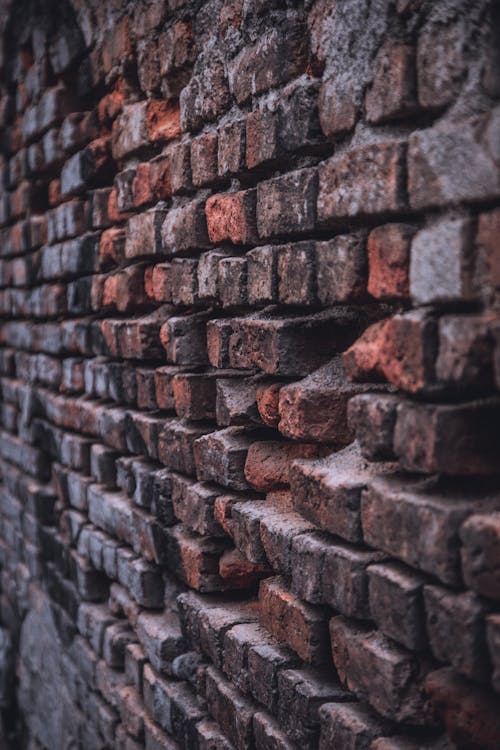 Close Up Photo of a Brick Wall