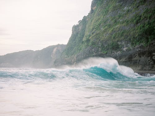 Mountain Beside Body of Water